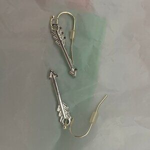 3/$10 Silver Bow Earrings